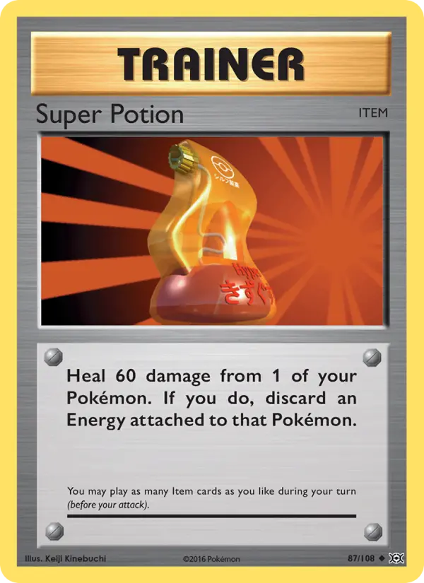 Super Potion 87 Evolutions Pokesingles