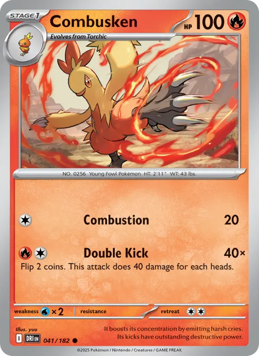 Combusken 41 Destined Rivals Pokesingles