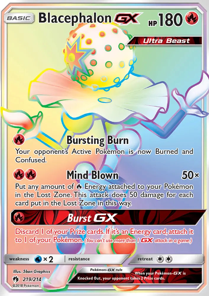 Blacephalon GX 219 Lost Thunder Pokesingles