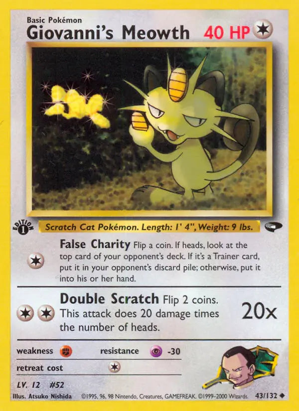 Giovanni's Meowth 43 Gym Challenge Pokesingles