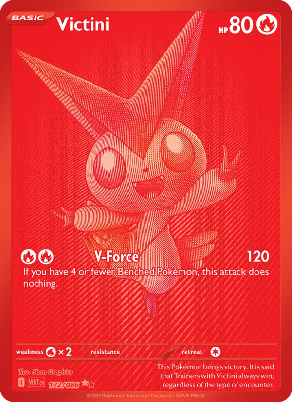 Victini 172 White Flare Pokesingles