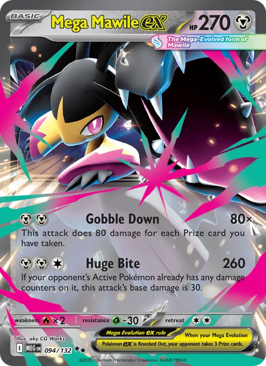 Mega Mawile ex 94 Mega Evolution Pokesingles