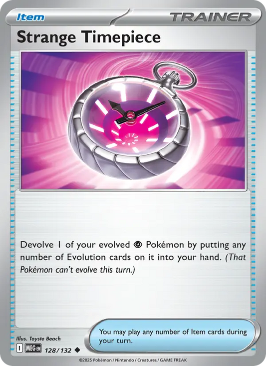 Strange Timepiece 128 Mega Evolution Pokesingles