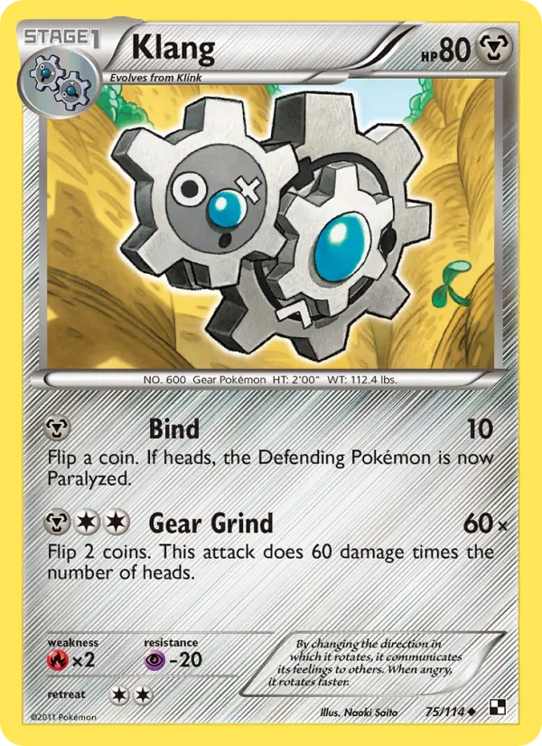 Klang 75 Black & White Pokesingles