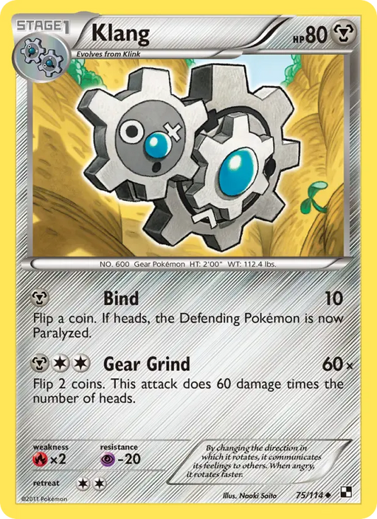 Klang 75 Black & White Pokesingles