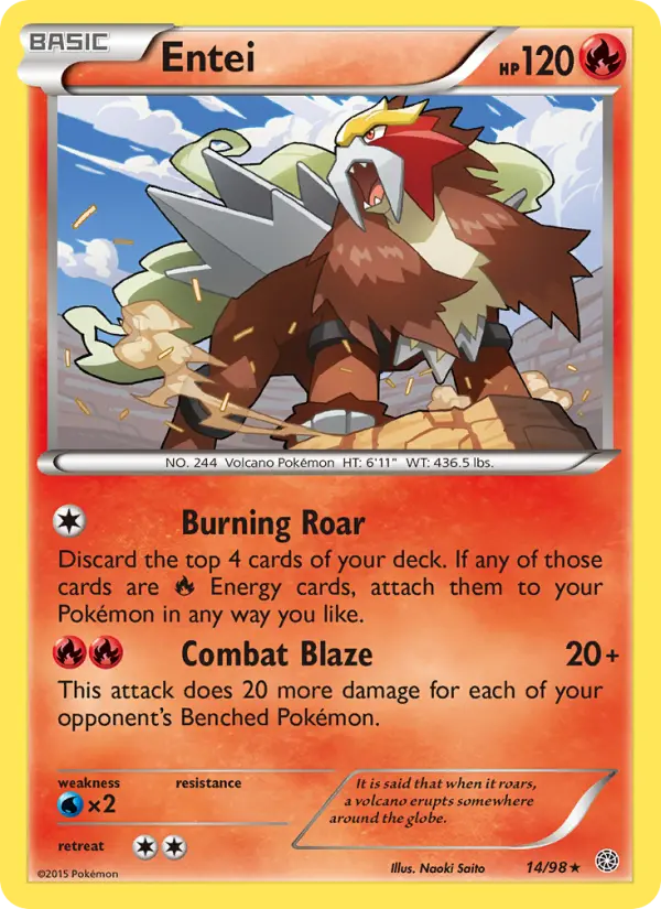 Entei 14 Ancient Origins Pokesingles