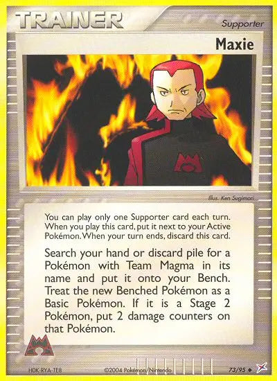 Maxie 73 Team Magma vs Team Aqua Pokesingles