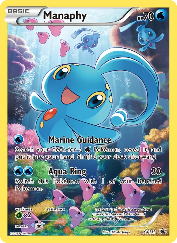 Manaphy XY113 XY Black Star Promos Pokesingles