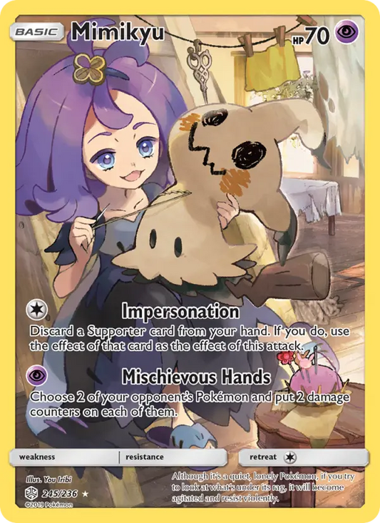 Mimikyu 245 Cosmic Eclipse Pokesingles