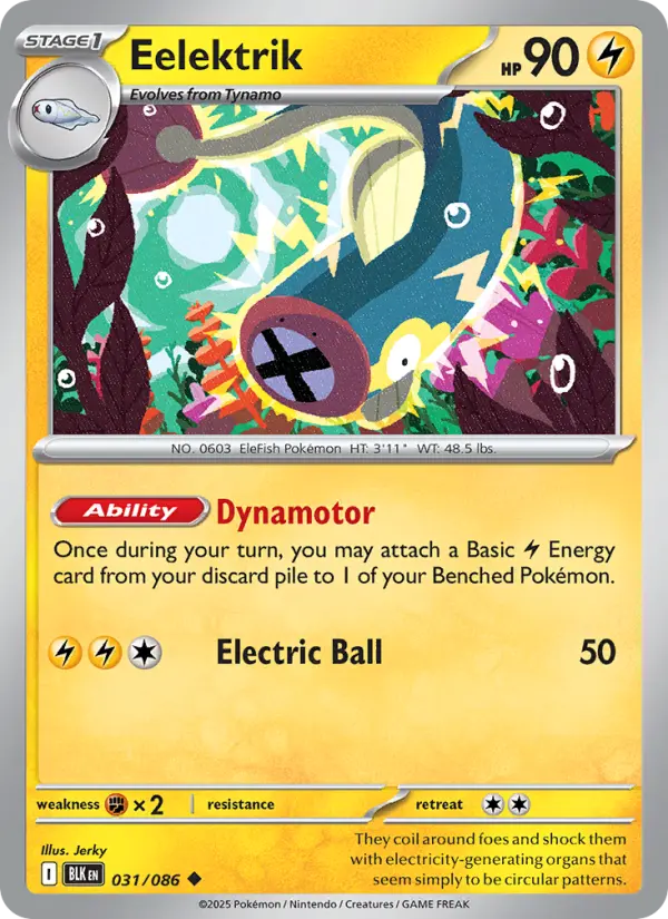 Eelektrik 31 Black Bolt Pokesingles