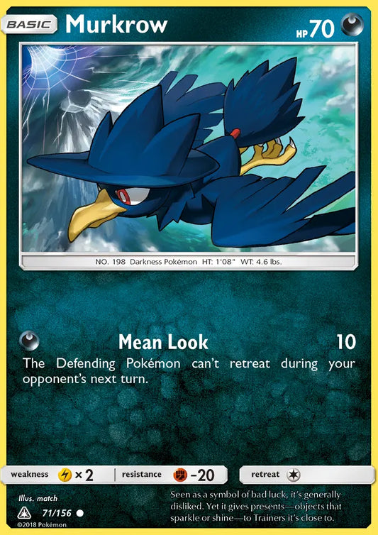 Murkrow 71 Ultra Prism Pokesingles