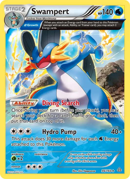 Swampert 36 Primal Clash Pokesingles