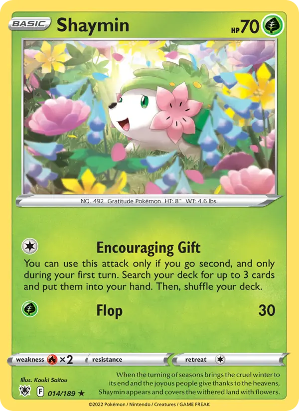 Shaymin 14 Astral Radiance Pokesingles