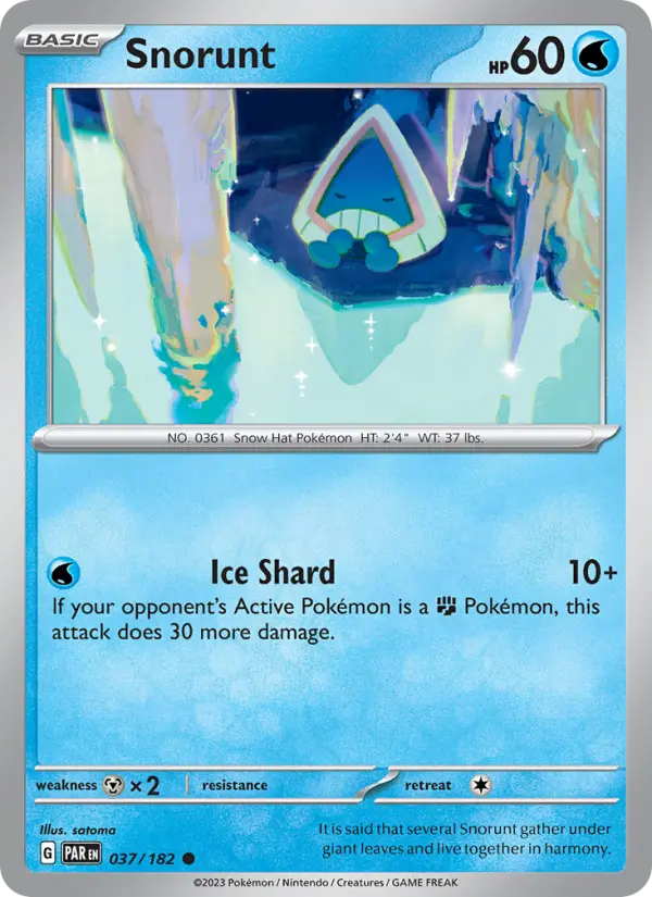 Snorunt 37 Paradox Rift Pokesingles