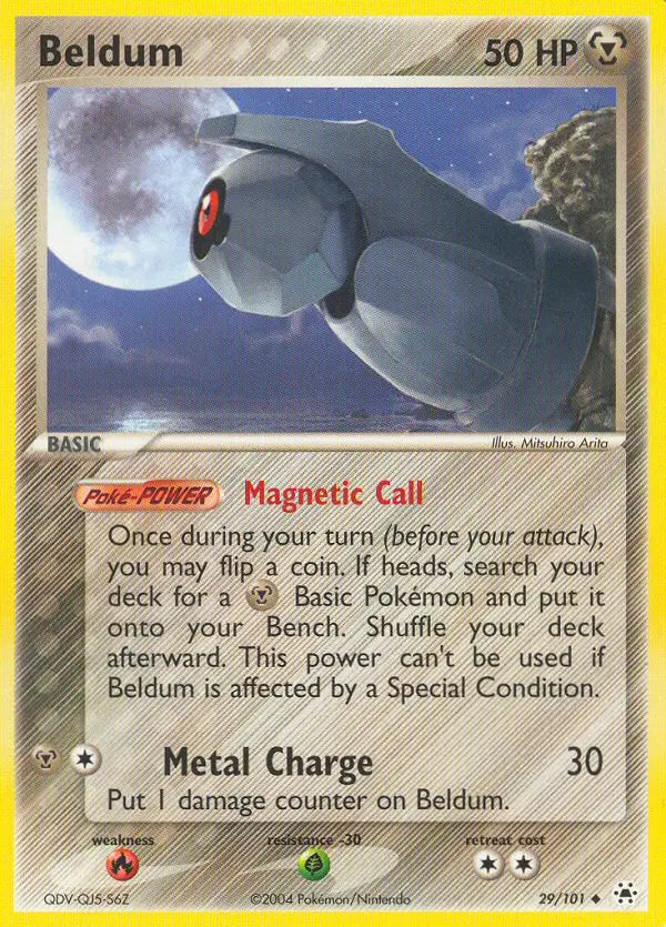 Beldum 29 Hidden Legends Pokesingles