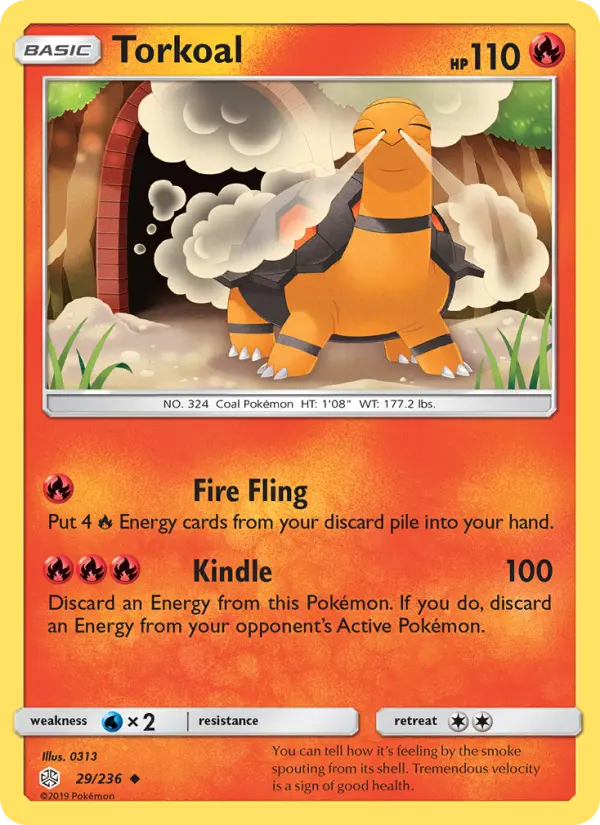 Torkoal 29 Cosmic Eclipse Pokesingles
