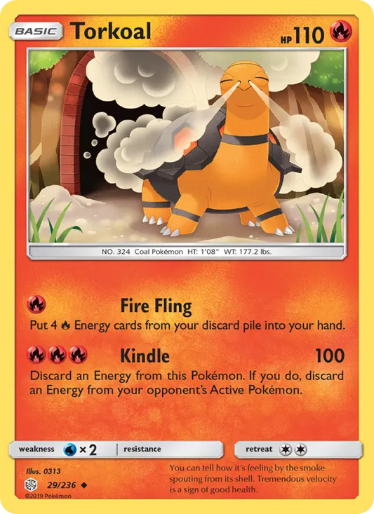 Torkoal 29 Cosmic Eclipse Pokesingles
