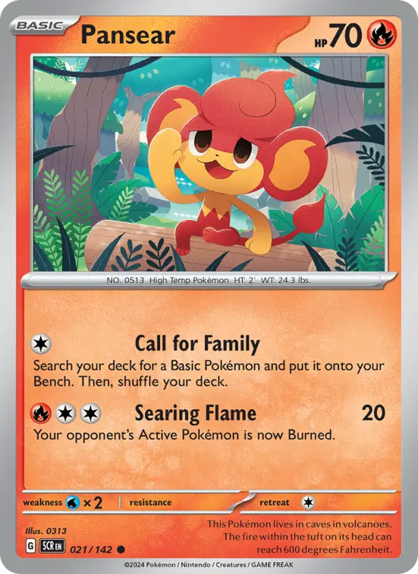 Pansear 21 Stellar Crown Pokesingles