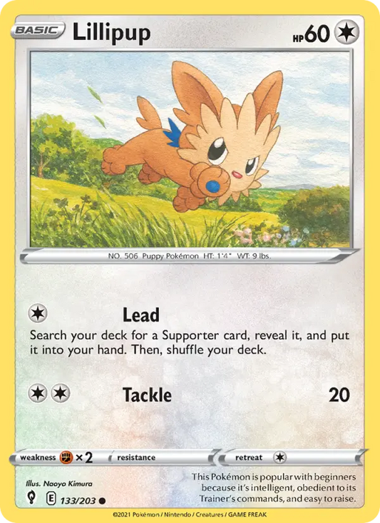 Lillipup 133 Evolving Skies Pokesingles