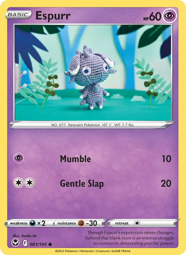 Espurr 81 Silver Tempest Pokesingles