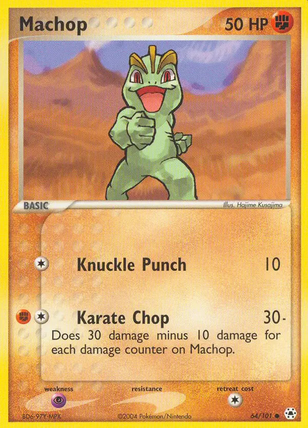 Machop 64 Hidden Legends Pokesingles