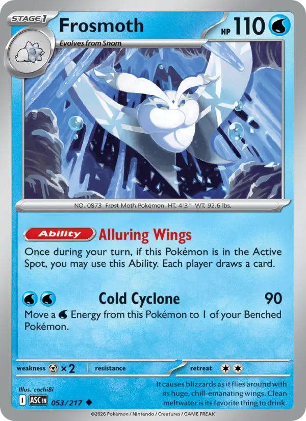 Frosmoth 53 Ascended Heroes Pokesingles
