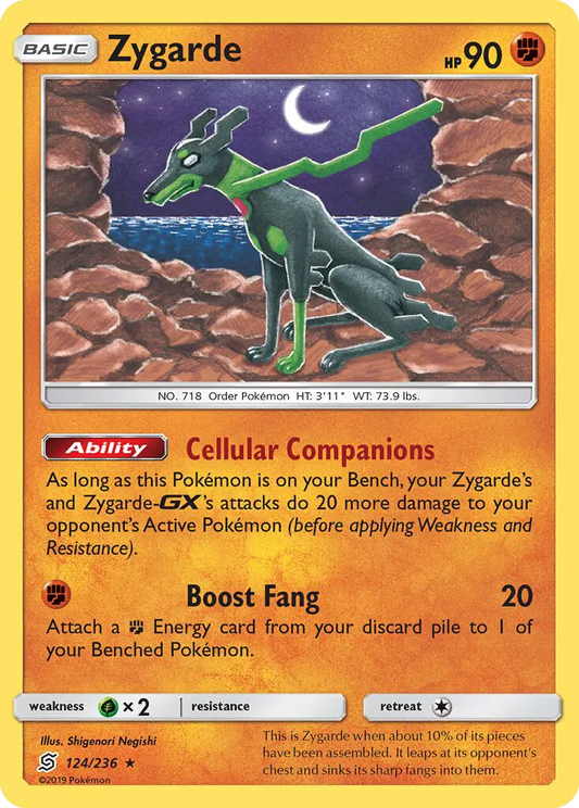 Zygarde 124 Unified Minds Pokesingles