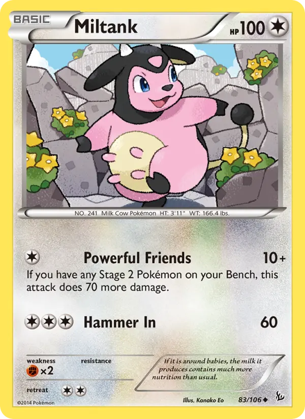 Miltank 83 Flashfire Pokesingles