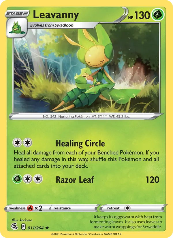 Leavanny 11 Fusion Strike Pokesingles