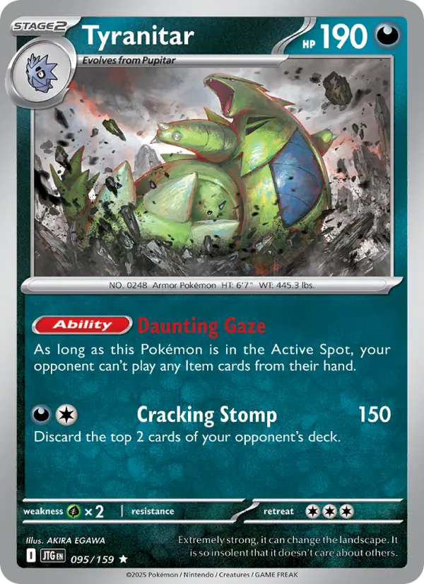 Tyranitar 95 Journey Together Pokesingles
