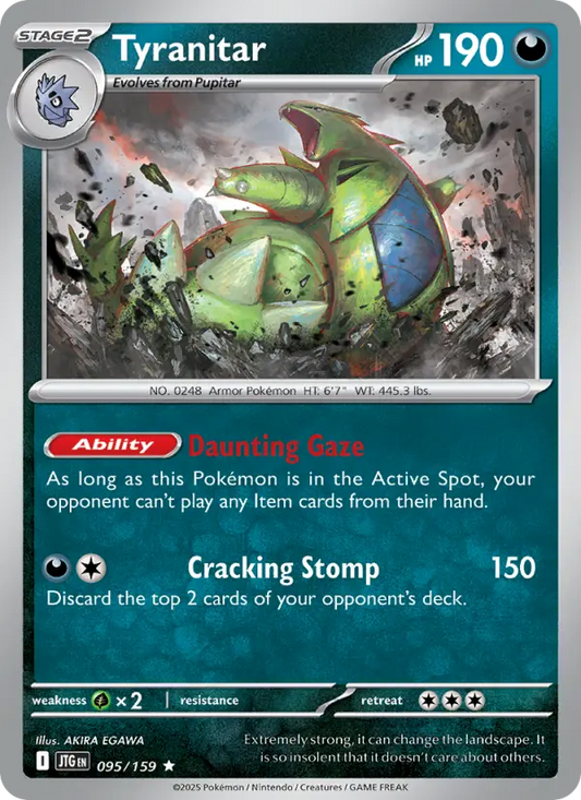 Tyranitar 95 Journey Together Pokesingles