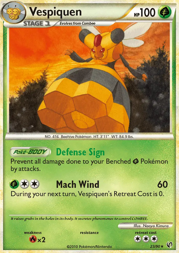 Vespiquen 23 Undaunted Pokesingles