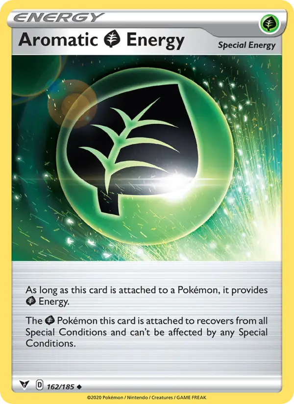 Aromatic Grass Energy 162 Vivid Voltage Pokesingles