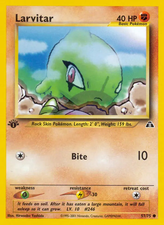 Larvitar 57 Neo Discovery Pokesingles