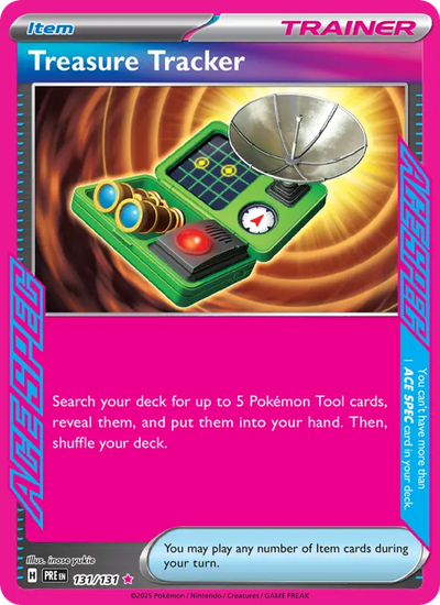 Treasure Tracker 131 Prismatic Evolutions Pokesingles