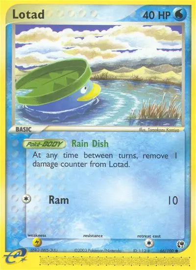 Lotad 66 Sandstorm Pokesingles