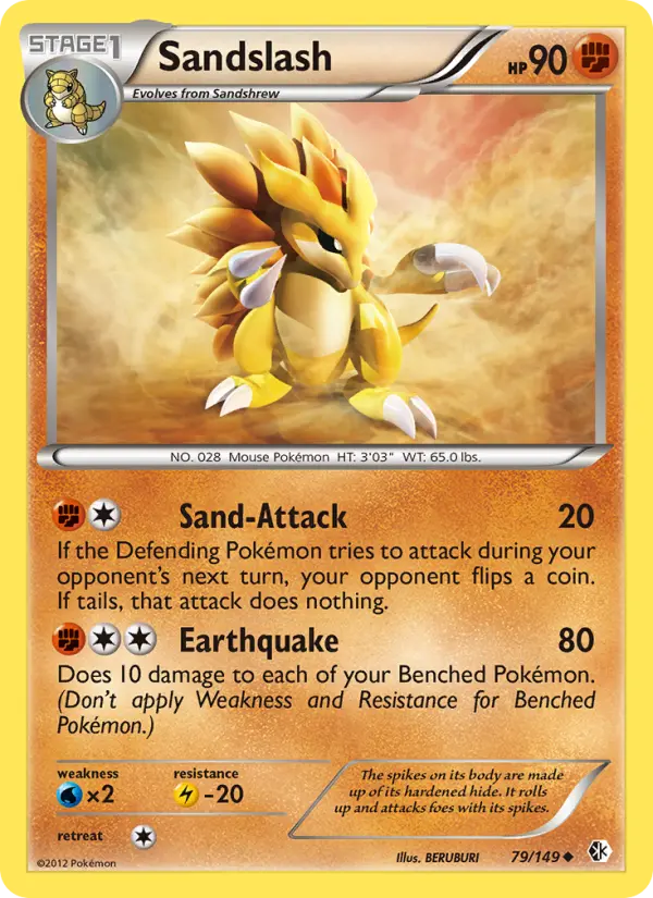 Sandslash 79 Boundaries Crossed Pokesingles