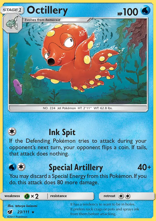 Octillery 23 Crimson Invasion Pokesingles