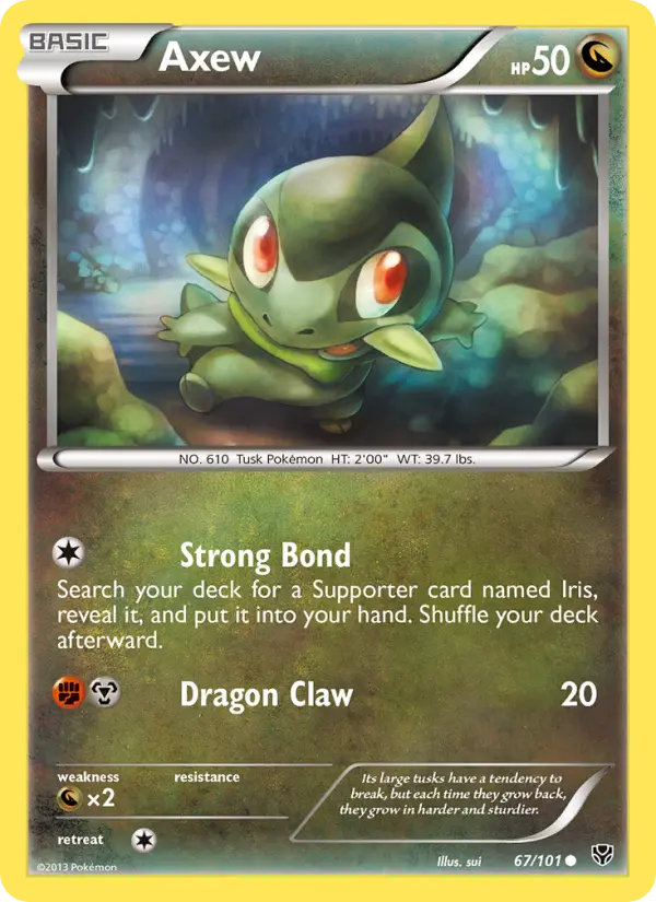 Axew 67 Plasma Blast Pokesingles
