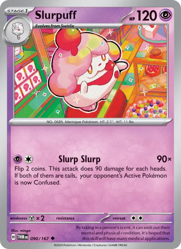 Slurpuff 90 Twilight Masquerade Pokesingles