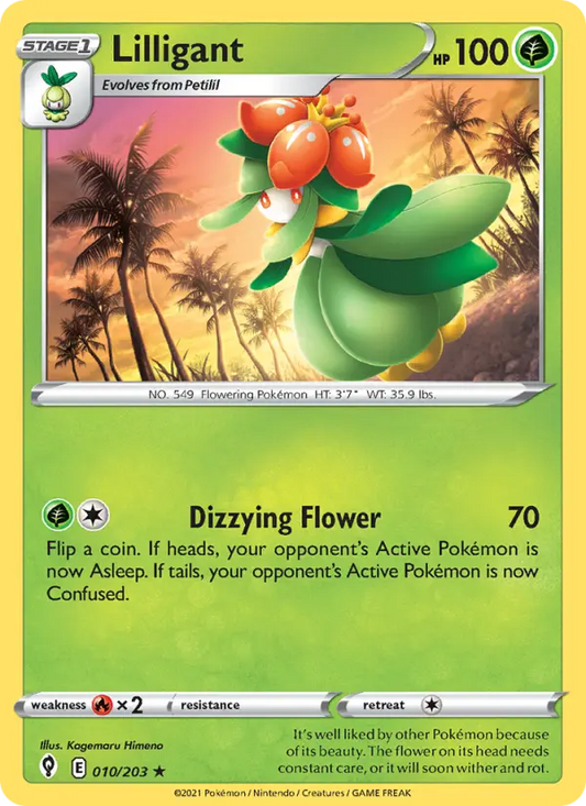 Lilligant 10 Evolving Skies Pokesingles