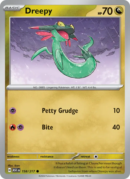 Dreepy 158 Ascended Heroes Pokesingles