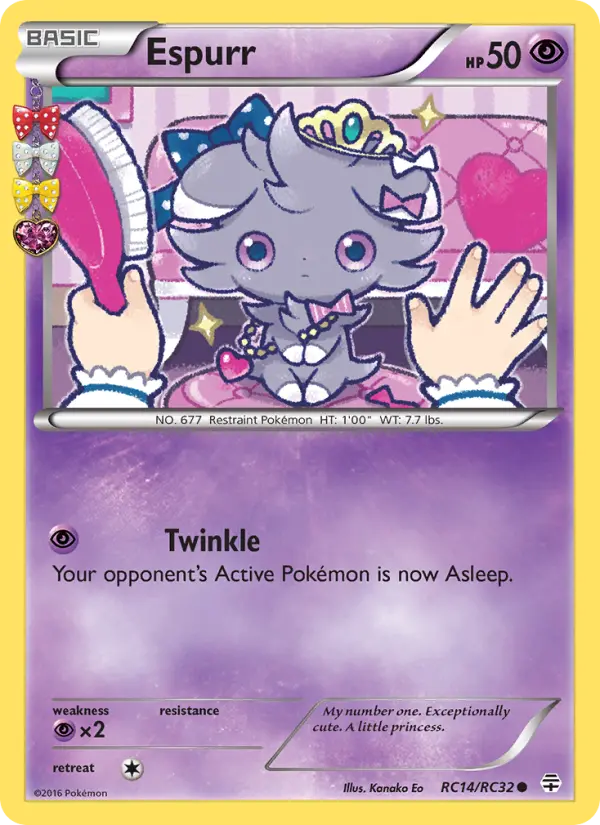 Espurr RC14 Generations Pokesingles
