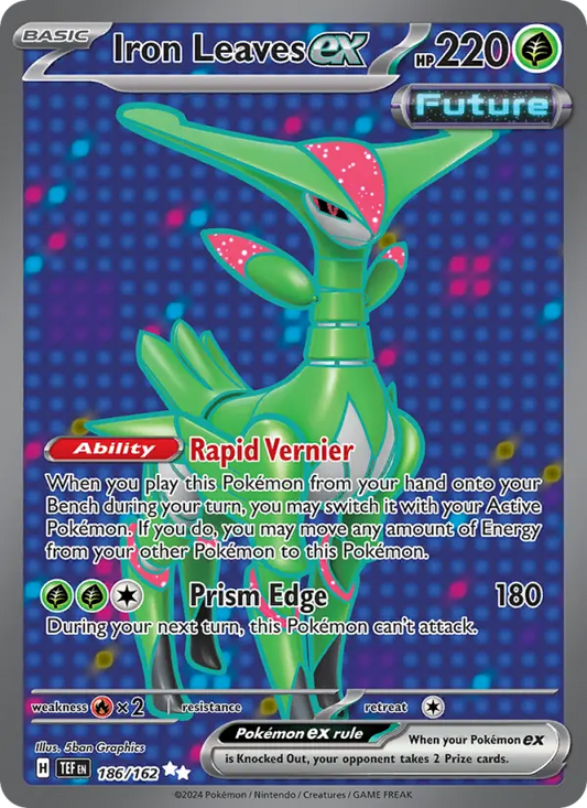 Iron Leaves ex 186 Temporal Forces Pokesingles