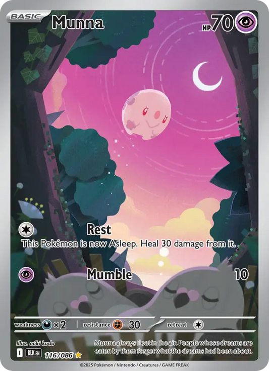 Munna 116 Black Bolt Pokesingles
