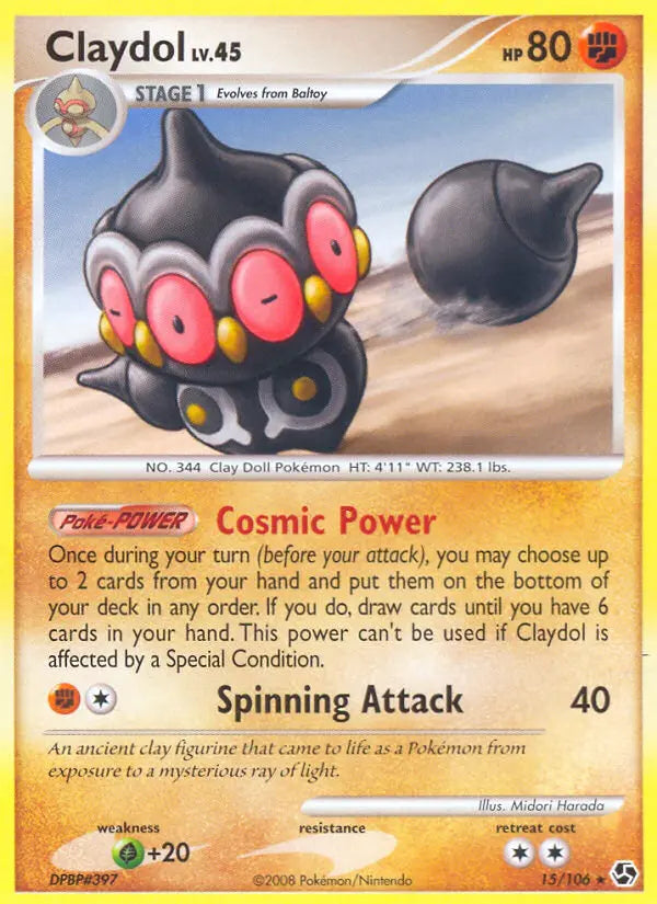 Claydol 15 Great Encounters Pokesingles