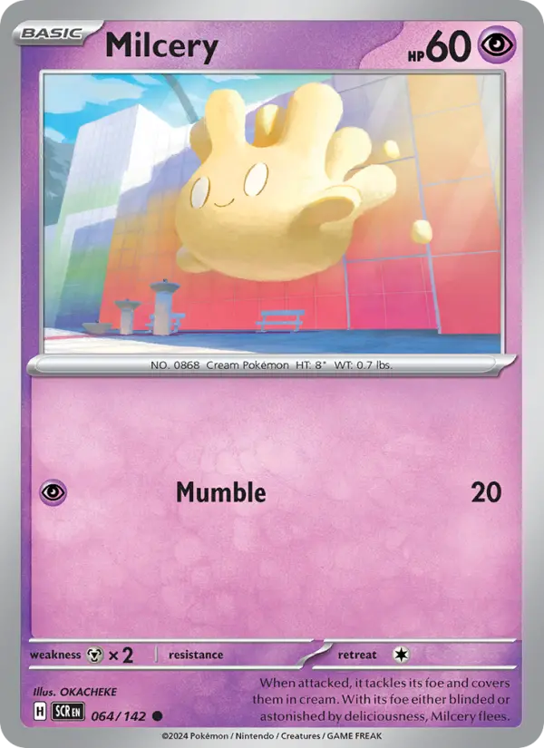 Milcery 64 Stellar Crown Pokesingles