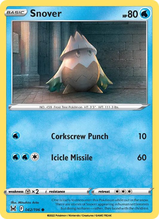 Snover 42 Lost Origin Pokesingles