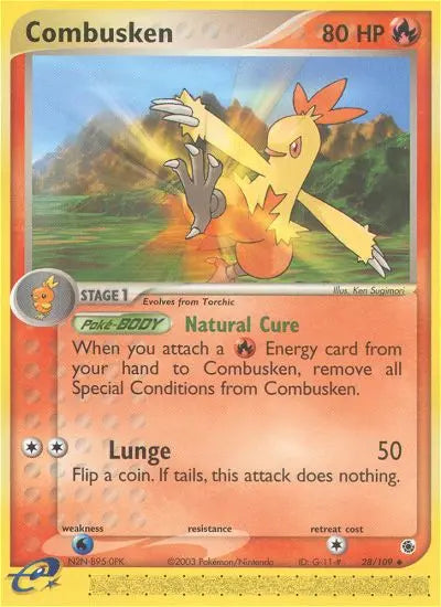 Combusken 28 Ruby & Sapphire Pokesingles