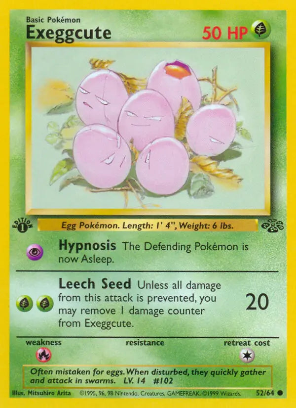 Exeggcute 52 Jungle Pokesingles